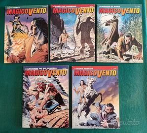 Lotto divisibile n. 5 fumetti Magico Vento