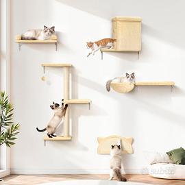Set Mobili da Parete per Gatti da Arrampicata, Men