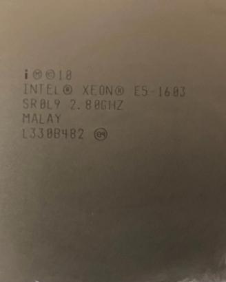 Intel Xeon E5-1603 v3 2.80GHz Socket LGA2011-3 PRO