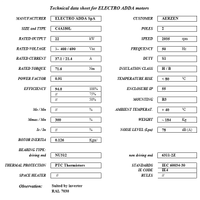 MOTORE ELETTRICO TRIFASE 22 kW