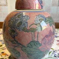 Vaso cinese con fiori