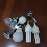 8 Lampadine E27 luce calda in Mix