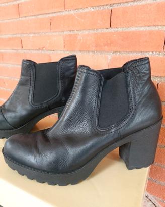 Bushwalker stivali donna n.39 pelle nero