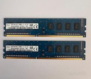 Memoria RAM Hynix DDR3 8Gb (2x4Gb)