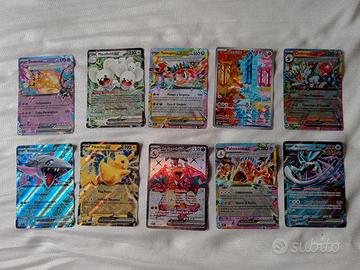 Carte Pokemon EX Teracristall, lotto pz.10