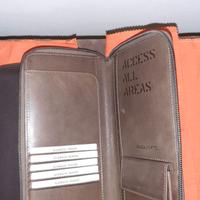 Portafoglio da viaggio Fedon in pelle, nuovo