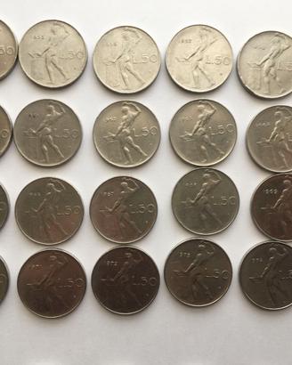 Italia Lire 50 Vulcano I tipo