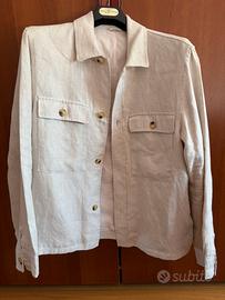 Camicia giacca uomo mis L Zara lino