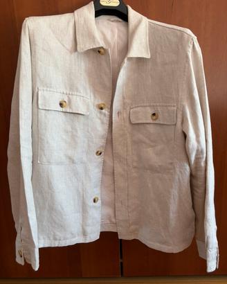 Camicia giacca uomo mis L Zara lino