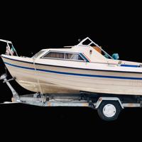 Barca Pilotina Gobbi Pilot Cabin 499 con carrello