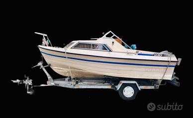 Barca Pilotina Gobbi Pilot Cabin 499 con carrello