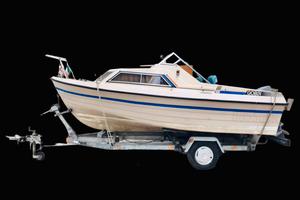 Barca Pilotina Gobbi Pilot Cabin 499 con carrello