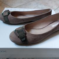 Ballerine Geox marrone-verde