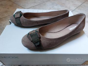 Ballerine Geox marrone-verde