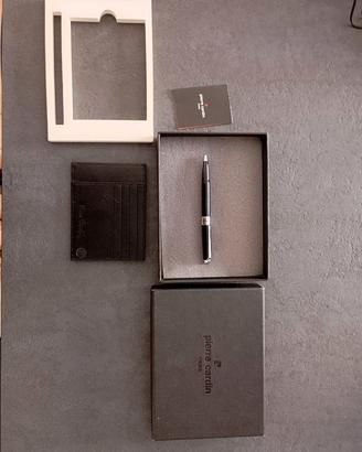portafoglio e penna Pierre cardin