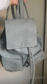 Borsa/zaino in camoscio