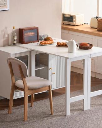 Credenza con tavolo allungabile