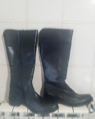 Stivali Donna invernali Nero pelle.