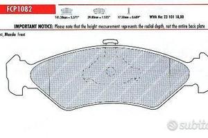 Pastiglie freno sportive FERODO RACING FCP 1082 H