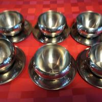 6 COPPETTE IN ACCIAIO IMCO