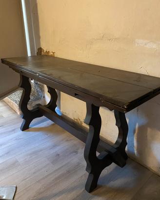 Tavolo fratino in legno restaurato