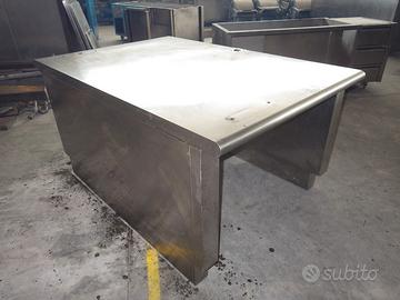 Tavolo preparazione piatti inox usato