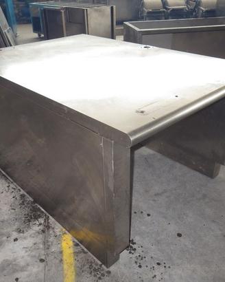 Tavolo preparazione piatti inox usato