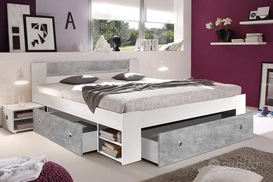 Letto Matrimoniale 180x200 COME NUOVO reti incluse