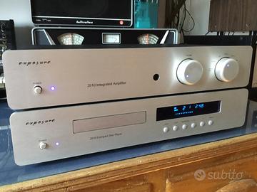 Exposure 2010 CD Player e amplificatore integrato.