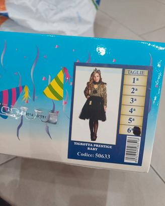 Costume Carnevale VENEZIANO TIGROTTA PRESTIGE BABY