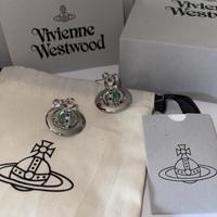 vivienne westwood saturn stud earrings