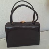 Borsetta vintage in pelle, originale anni 60.