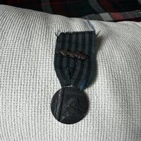 Medaglia vintage guerra in africa firma mussolini