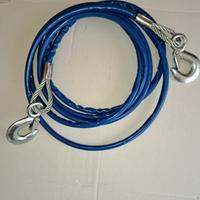 Cavo traino da 4 mt con 2 Ganci acciaio