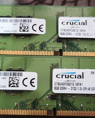 4 banchi da 8GB DDR4-2133