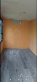 Box container abitativo infissi in alluminio 6 mt