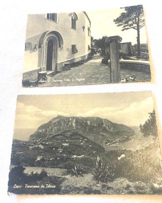2 Cartoline Capri e Anacapri Anni ‘50 - R. Renza