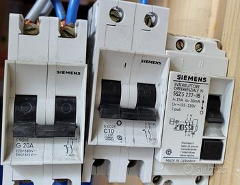 Lotto 3 interruttori automatici Siemens