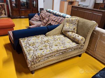 CHAISE LONGUE VERDINA DAMASCATA 