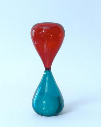 Clessidra VENINI - Fulvio Bianconi - ROSSO / VERDE