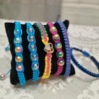 Bracciali macramè 3 PZ   personalizzabile 