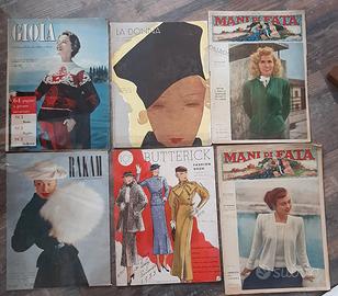 RIVISTE MODA ANNI 30/40/50