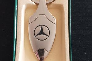 portachiavi mercedes design "Bruxelles"  Cromato 
