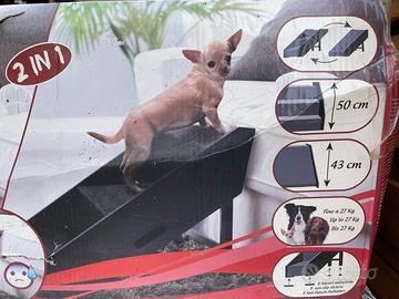 Scaletta/rampa per cani 2 in 1