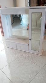 mobiletto bagno sopra lavello 