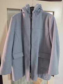 Cappotto azzurro con cappuccio GAIA – Tg. 60 (IT)