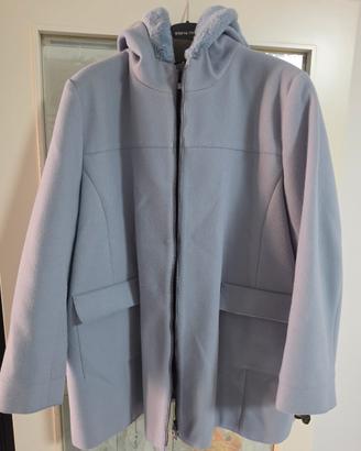 Cappotto azzurro con cappuccio GAIA – Tg. 60 (IT)