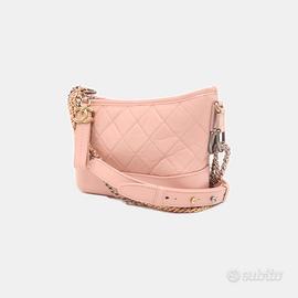 Borsa a tracolla CHANEL in pelle di vacchetta rosa