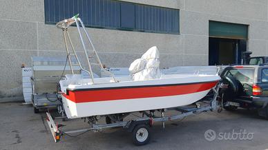 Barca Almar 190 con Rimorchio per Trasporto