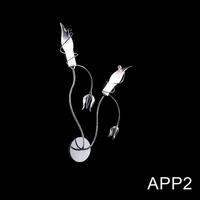 Lamp Patrizia Volpato applique Giglio 